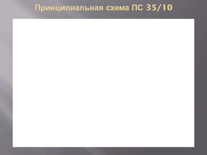 Принципиальная схема ПС 35/10