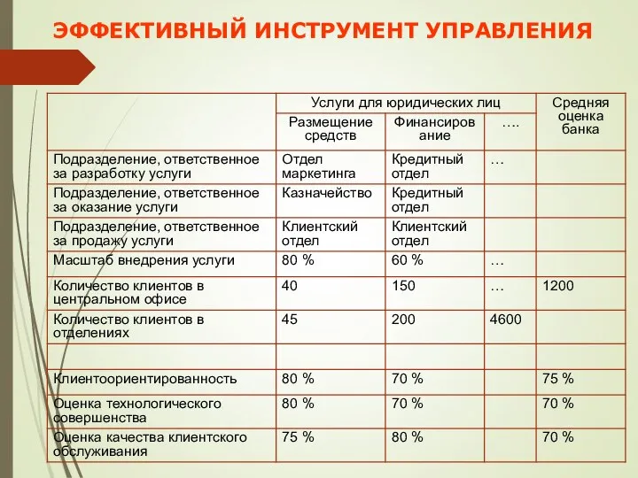 ЭФФЕКТИВНЫЙ ИНСТРУМЕНТ УПРАВЛЕНИЯ