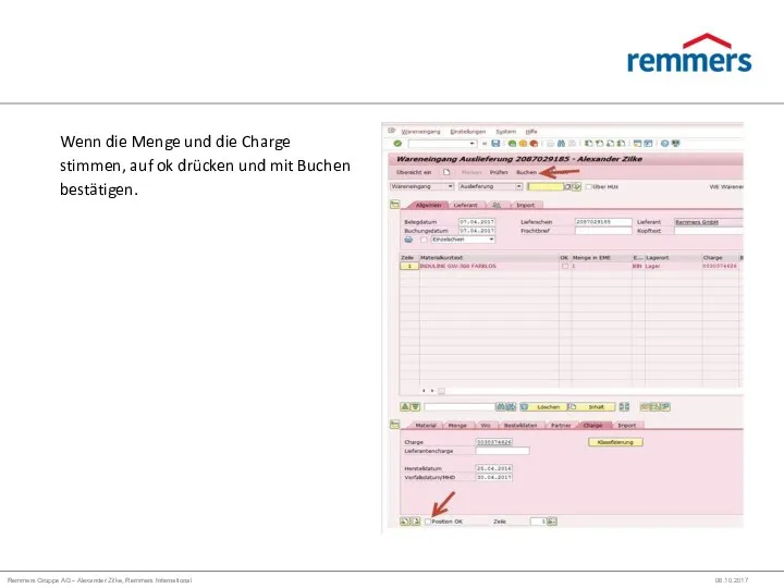 Remmers Gruppe AG – Alexander Zilke, Remmers International 08.10.2017 Wenn die Menge