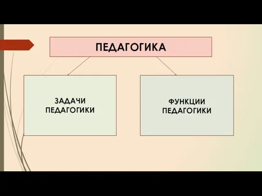 ПЕДАГОГИКА ЗАДАЧИ ПЕДАГОГИКИ ФУНКЦИИ ПЕДАГОГИКИ