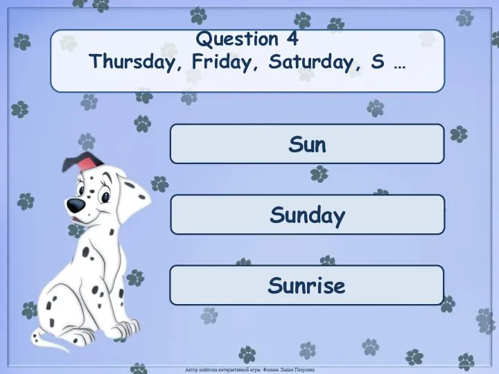 Sun Sunday Sunrise Question 4 Thursday, Friday, Saturday, S …