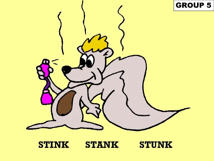 STINK GROUP 5 STANK STUNK