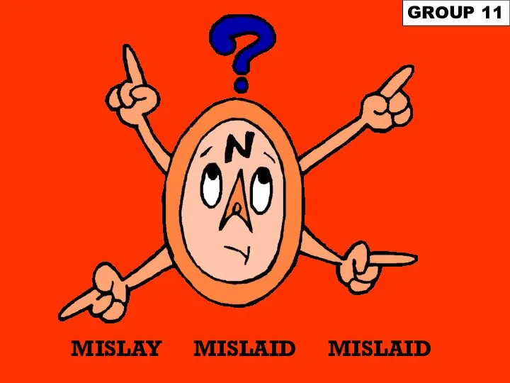 MISLAY GROUP 11 MISLAID MISLAID