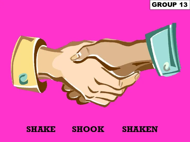 SHAKE GROUP 13 SHAKEN SHOOK