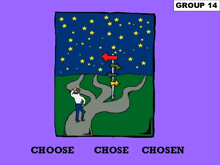 CHOOSE GROUP 14 CHOSEN CHOSE