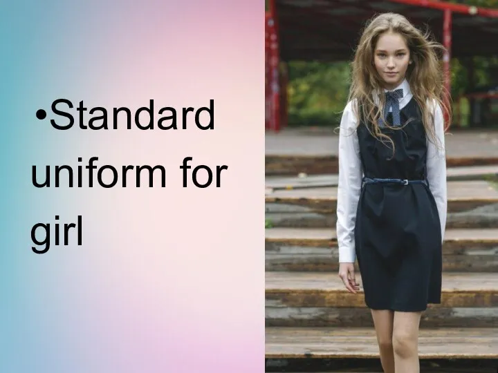 Standard uniform for girl