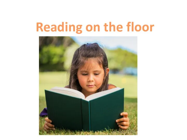Reading on the floor