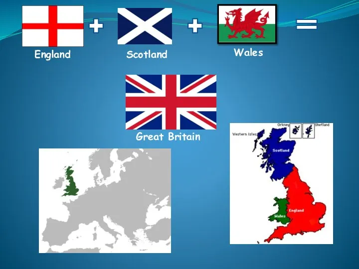 England Scotland Wales Great Britain