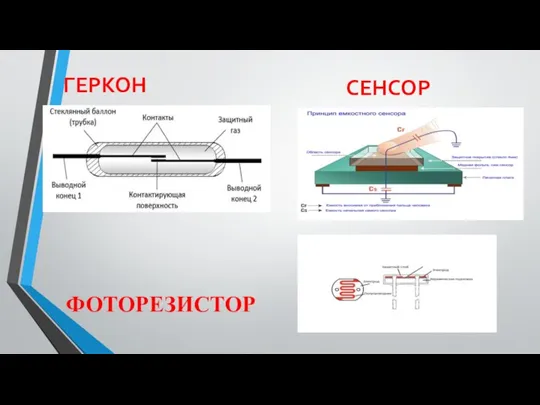 ГЕРКОН СЕНСОР ФОТОРЕЗИСТОР