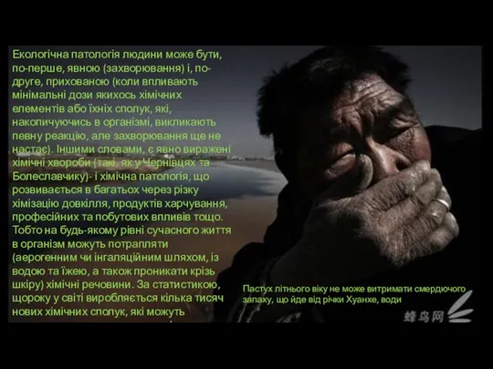 Екологічна патологія людини може бути, по-перше, явною (захворювання) і, по-друге, прихованою (коли