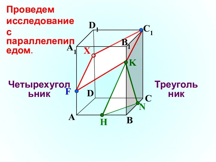 А В С D А1 D1 С1 N H K F X