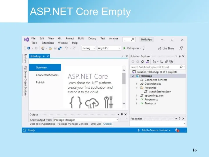 ASP.NET Core Empty