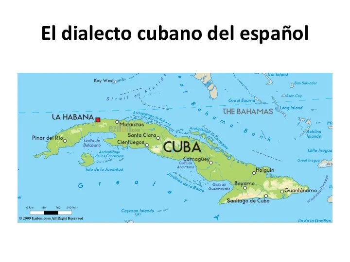 El dialecto cubano del español