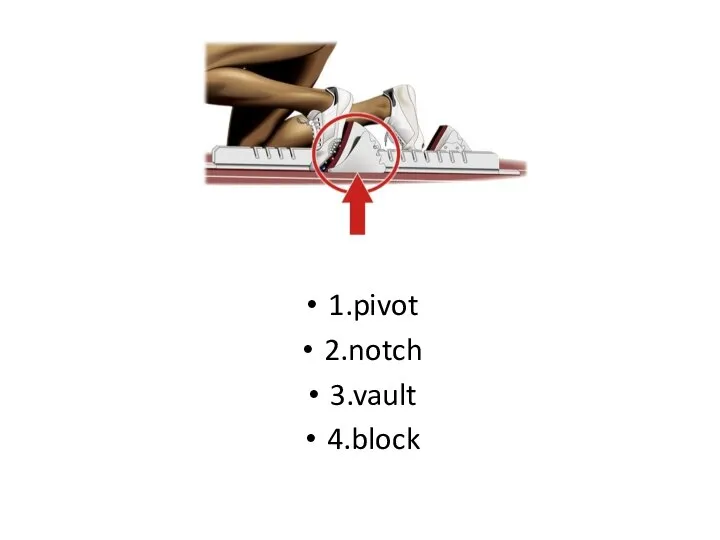 1.pivot 2.notch 3.vault 4.block