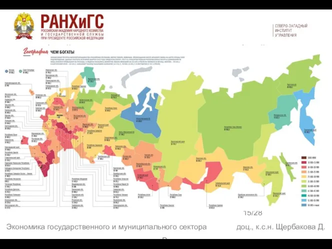 15/28 Экономика государственного и муниципального сектора доц., к.с.н. Щербакова Д. В.