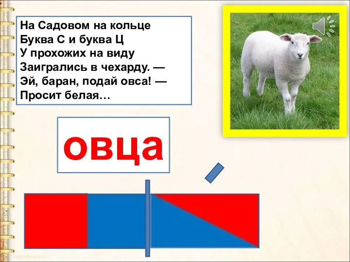 На Садовом на кольце Буква С и буква Ц У прохожих на