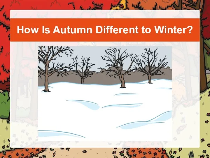 How Is Autumn Different to Winter?