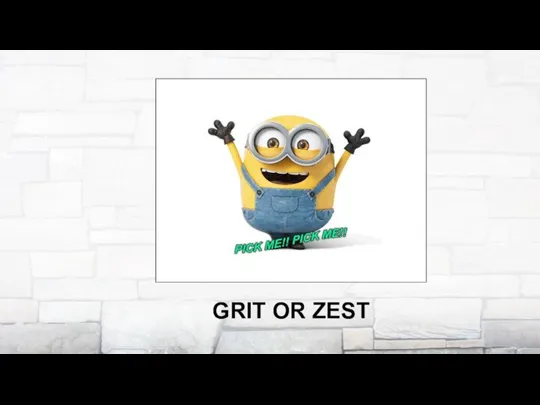 GRIT OR ZEST