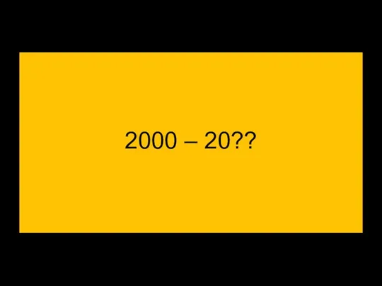 2000 – 20??