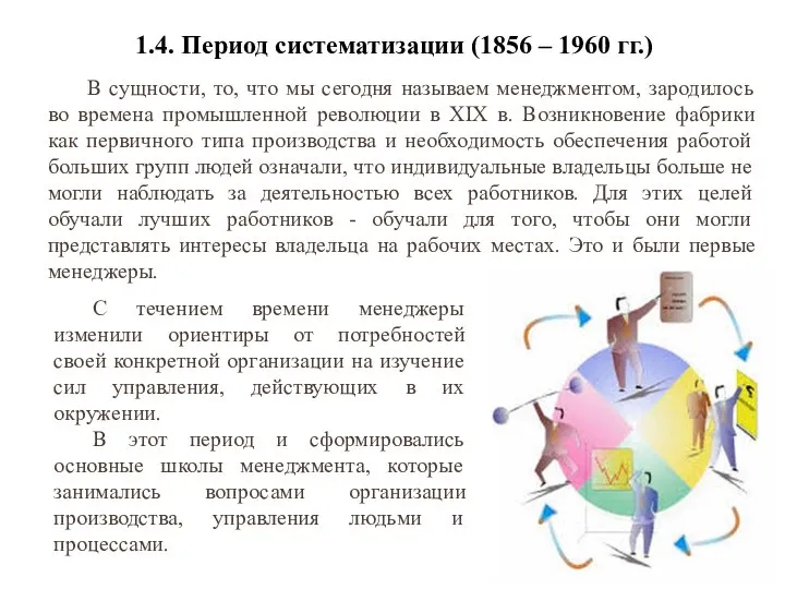 1.4. Период систематизации (1856 – 1960 гг.) В сущности, то, что мы