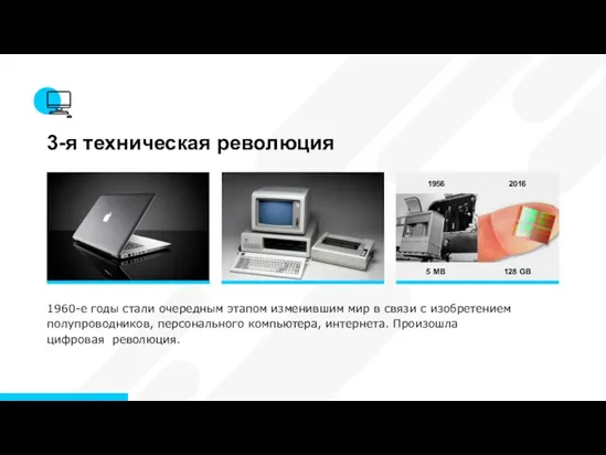 3-я техническая революция 1960-е годы стали очередным этапом изменившим мир в связи