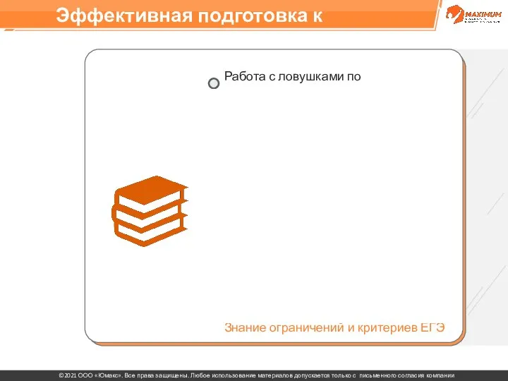 Эффективная подготовка к ЕГЭ Работа с ловушками по невнимательности Работа с ловушками