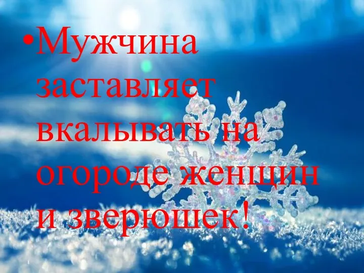 Мужчина заставляет вкалывать на огороде женщин и зверюшек!