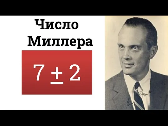 7 + 2 Число Миллера