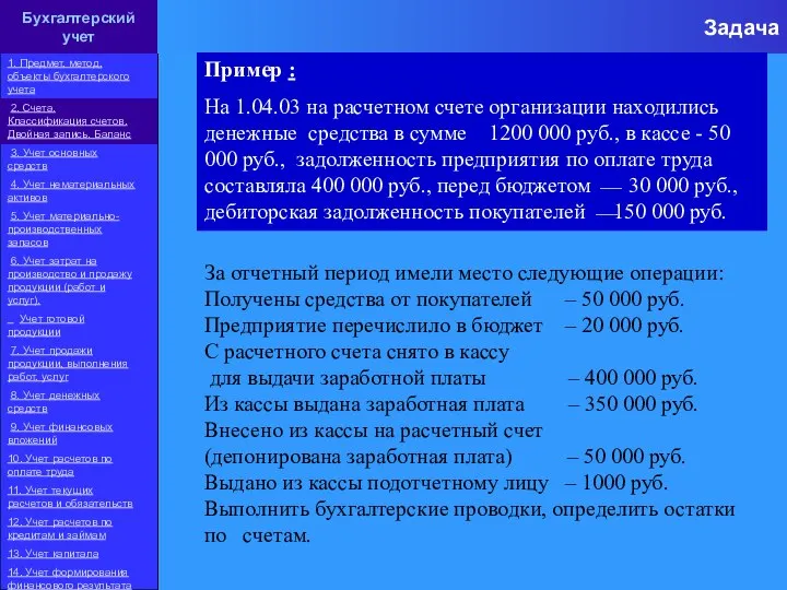 За отчетный период имели место следующие операции: Получены средства от покупателей –