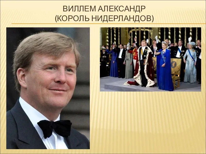 ВИЛЛЕМ АЛЕКСАНДР (КОРОЛЬ НИДЕРЛАНДОВ)