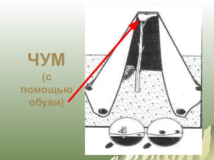 ЧУМ (с помощью обуви)