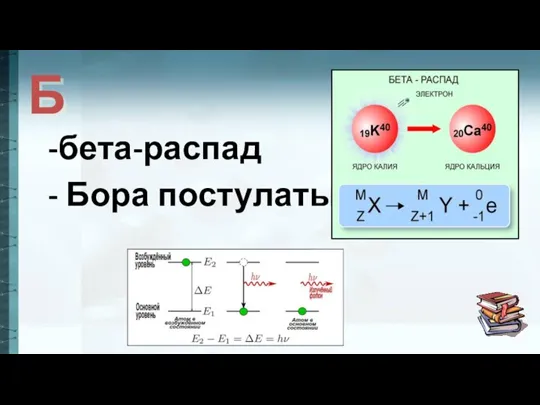 Б -бета-распад - Бора постулаты