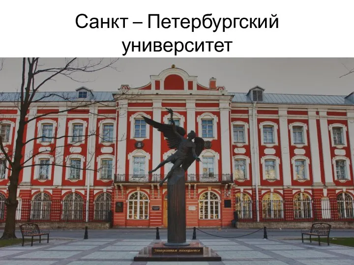 Санкт – Петербургский университет