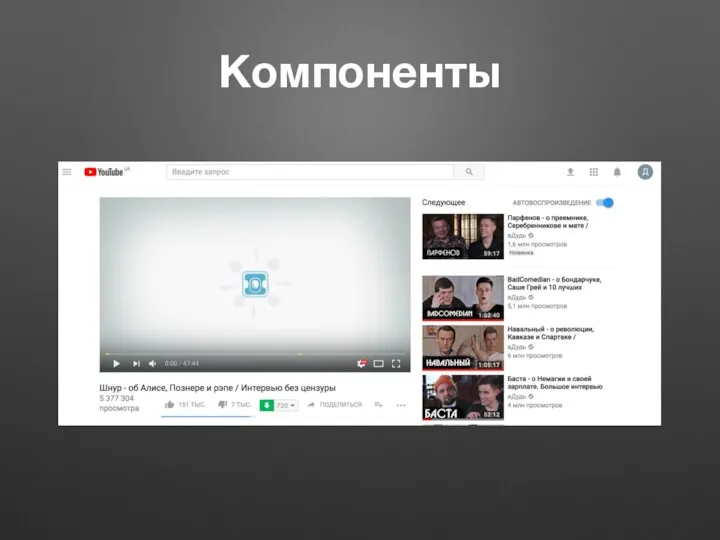 Компоненты