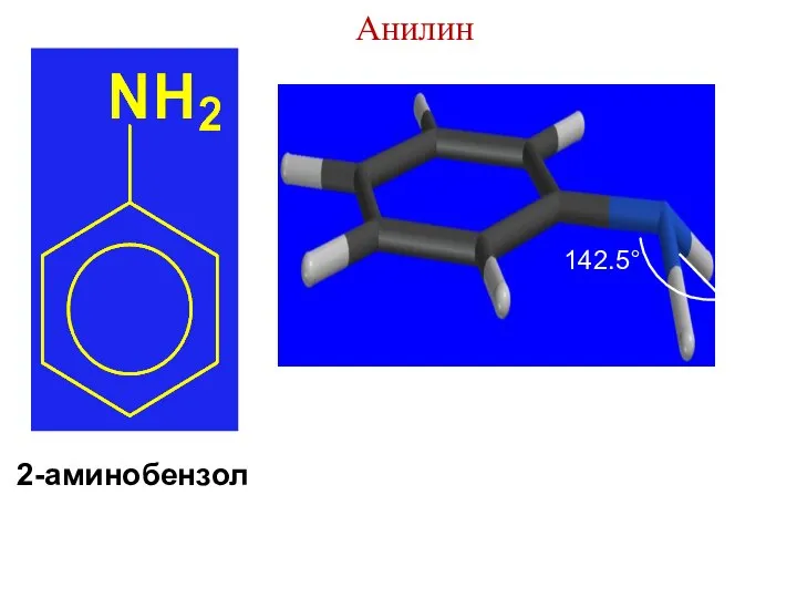 142.5° Анилин 2-аминобензол
