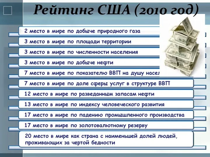 Рейтинг США (2010 год)