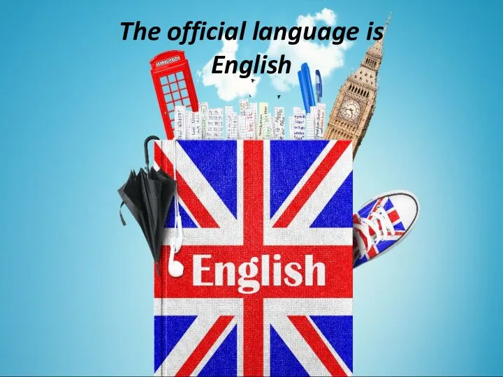 The official language is English