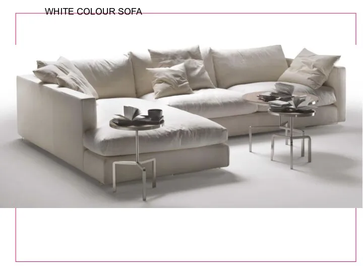 WHITE COLOUR SOFA