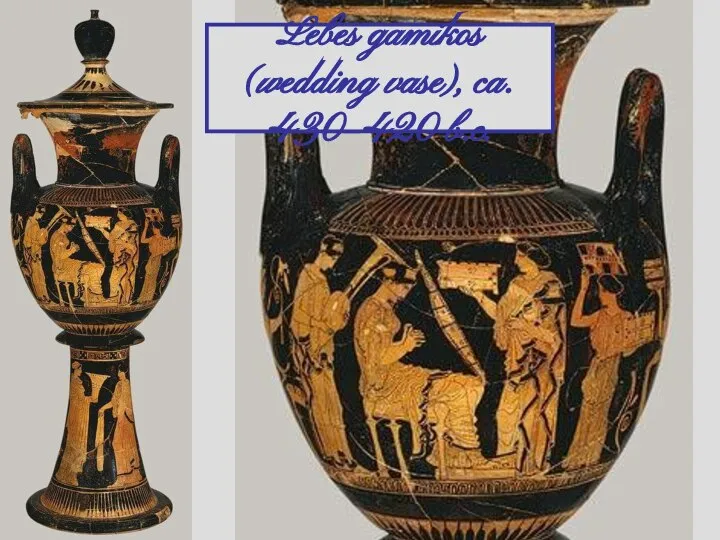 Lebes gamikos (wedding vase), ca. 430–420 b.c.