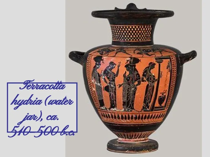 Terracotta hydria (water jar), ca. 510–500 b.c.