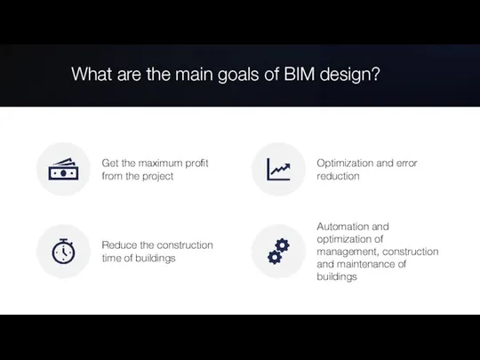 What are the main goals of BIM design?