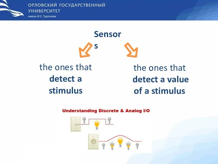 First PhD English Exam Erste PhD Deutschprüfung Sensors the ones that detect
