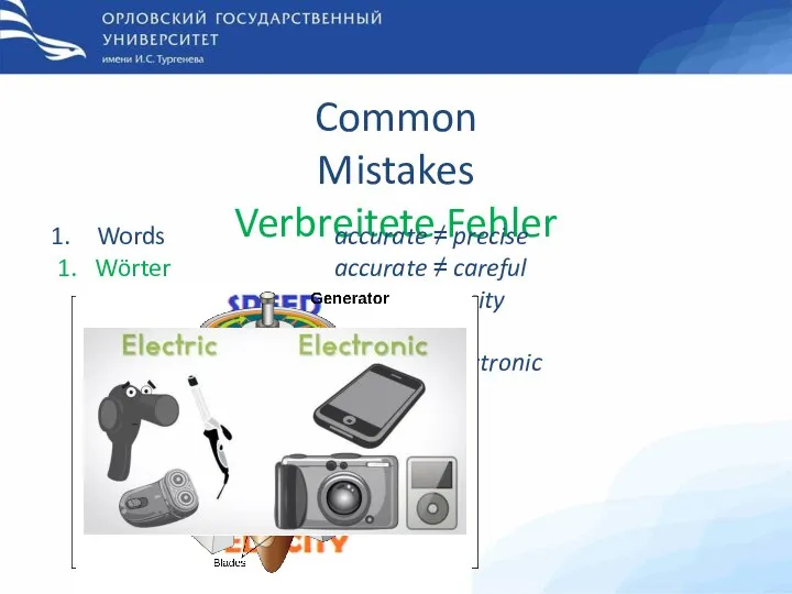 First PhD English Exam Erste PhD Deutschprüfung Common Mistakes Verbreitete Fehler Words