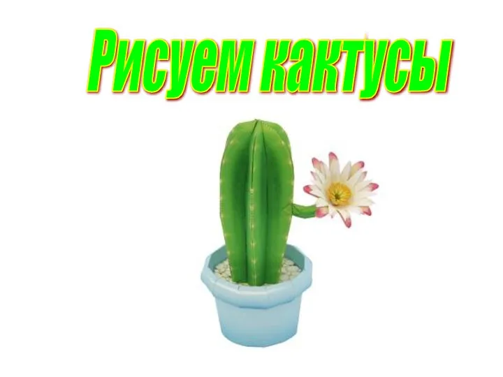 Рисуем кактусы