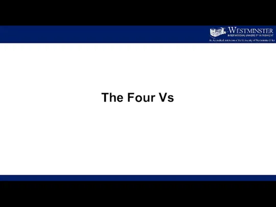 The Four Vs