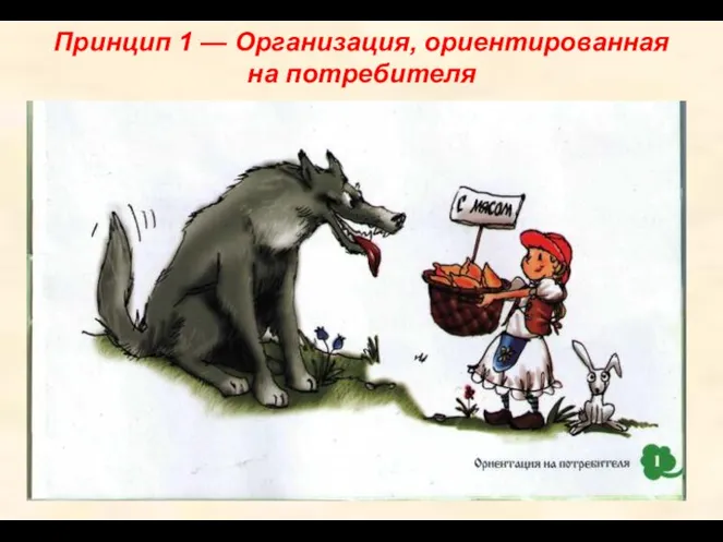 Принцип 1 — Организация, ориентированная на потребителя