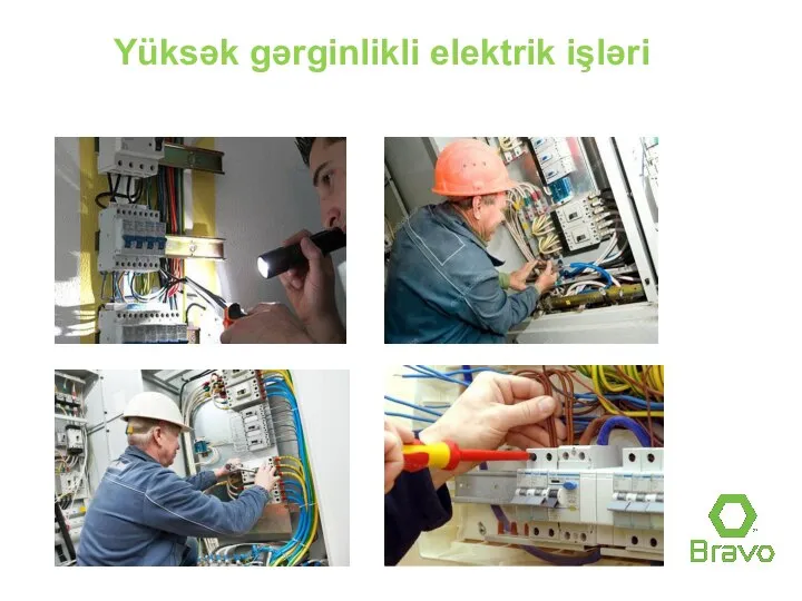 Yüksək gərginlikli elektrik işləri