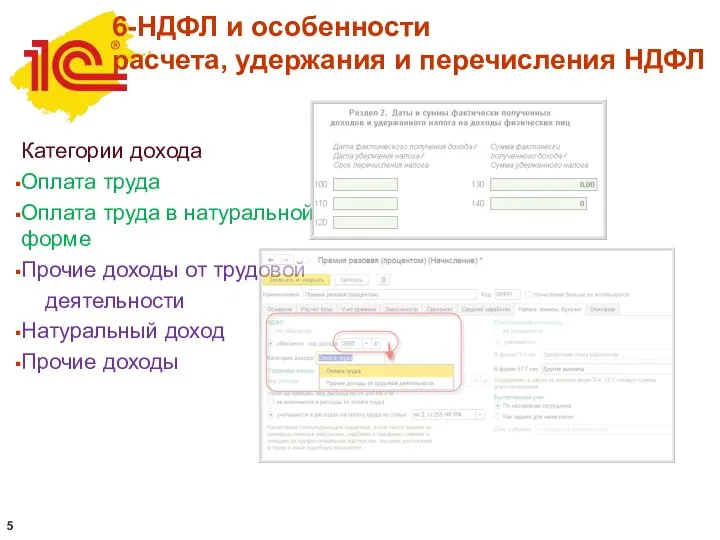 Категории дохода Оплата труда Оплата труда в натуральной форме Прочие доходы от