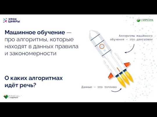 Машинное обучение — про алгоритмы, которые находят в данных правила и закономерности