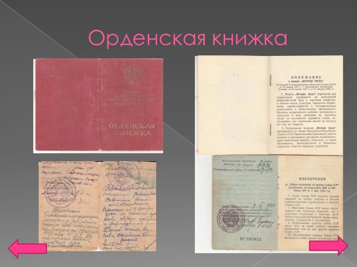 Орденская книжка